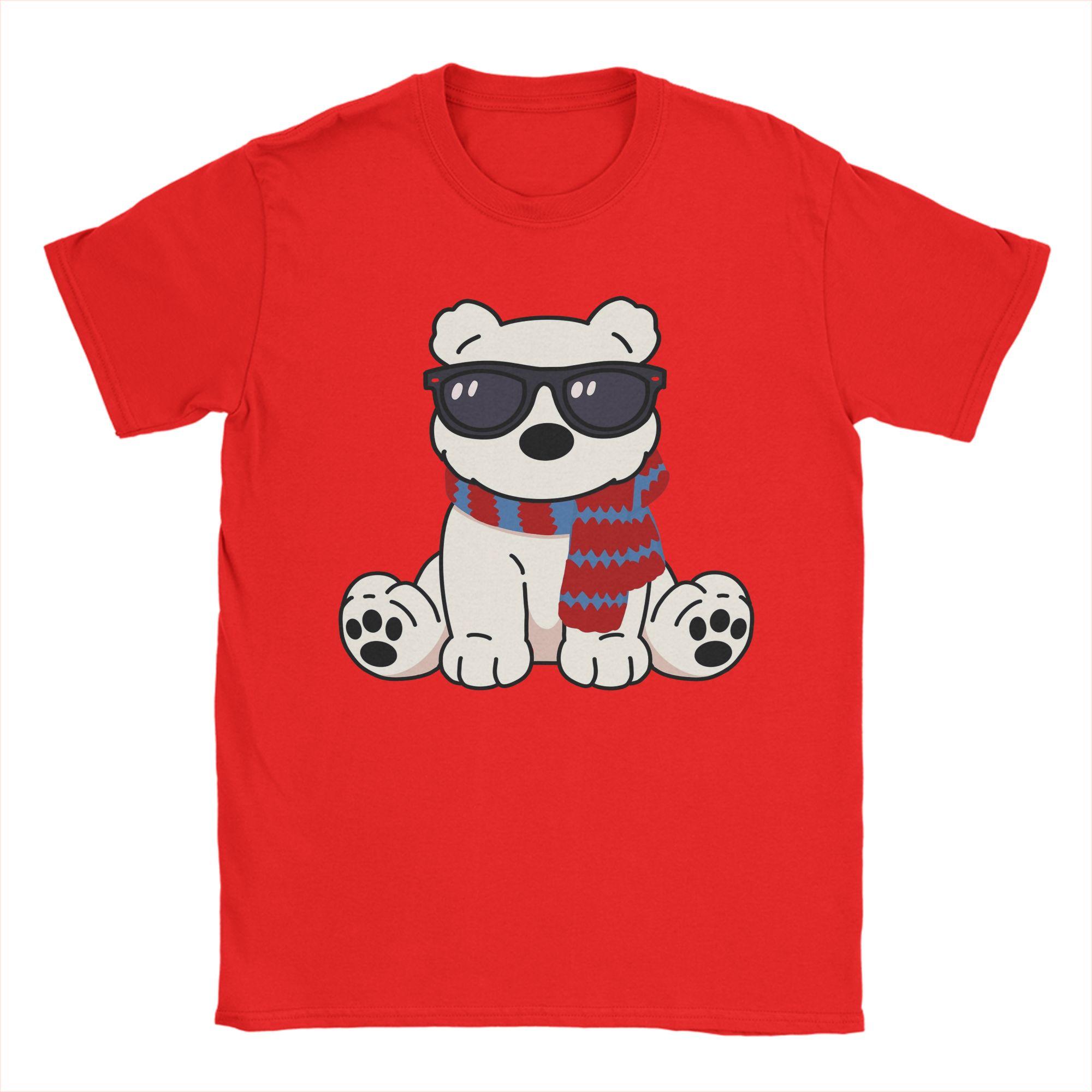 Team Conrad Junior Mint Bear T-Shirt Men Novelty Pure Cotton Tees Round Neck Short Sleeve T Shirts Printed Tops S