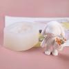 Cute Car Aromatherapy Gypsum Diy Diffuser Stone Air Outlet Holding Bucket Rabbit Plaster Silicone Mold Soap Mold Resin Mold