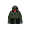 Windbreaker Jackets Men's Green Hooded Moderate Straight Fit NF0A4QX7-1AU