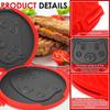 1Pc Microwave Sandwich Grill Silicone Protective Microwave Pan Nonstick Microwave Sandwich Grill for Cooking Kitchen Accessories