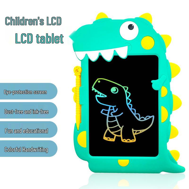 Dinosaur-Themed LCD Writing Tablet with One-Key Erase Feature