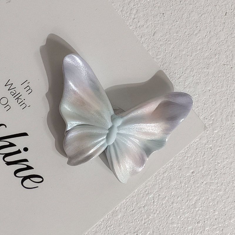 

Butterfly Car Air Conditioner Vent Aroma Diffuser Car Perfume Decoration Ornament Diffuser Stone Flower Car Interior Accessory Shining White Butterfly (Small Size)