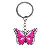 8-delige Vlinder Zacht PVC Rubber Sleutelhanger Set - Afstuderen en Kleine Cadeau Hangers