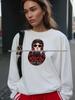 100% Cotton Oversized Long Sleeve T-Shirt - Casual European & American Style, Comfortable & Slimming Fit
