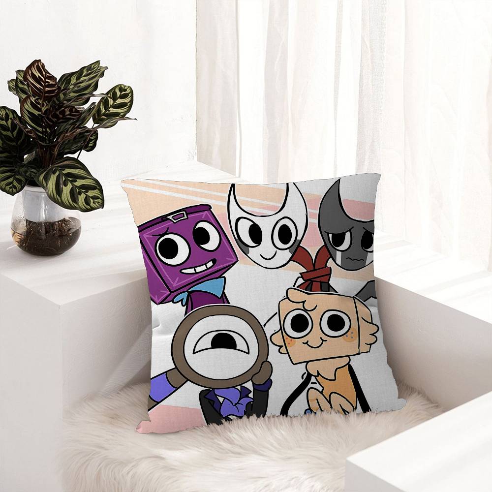 D-Dandys WorldS Cartoon Personalized Pillow Cover Kids Bedroom Wild Party Decor Pillowcase Kid Birthday Shower Gift