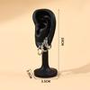 Resin Portable Earring Display Stand Jewelry Rack Ear Shaped Ear Studs Organizer Holder Rack For Earrings Earrings Display Tool