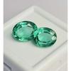 Beautiful Zambian Green Emerald Natural Oval Cut 8-10 Ct Pair Loose Gemstone