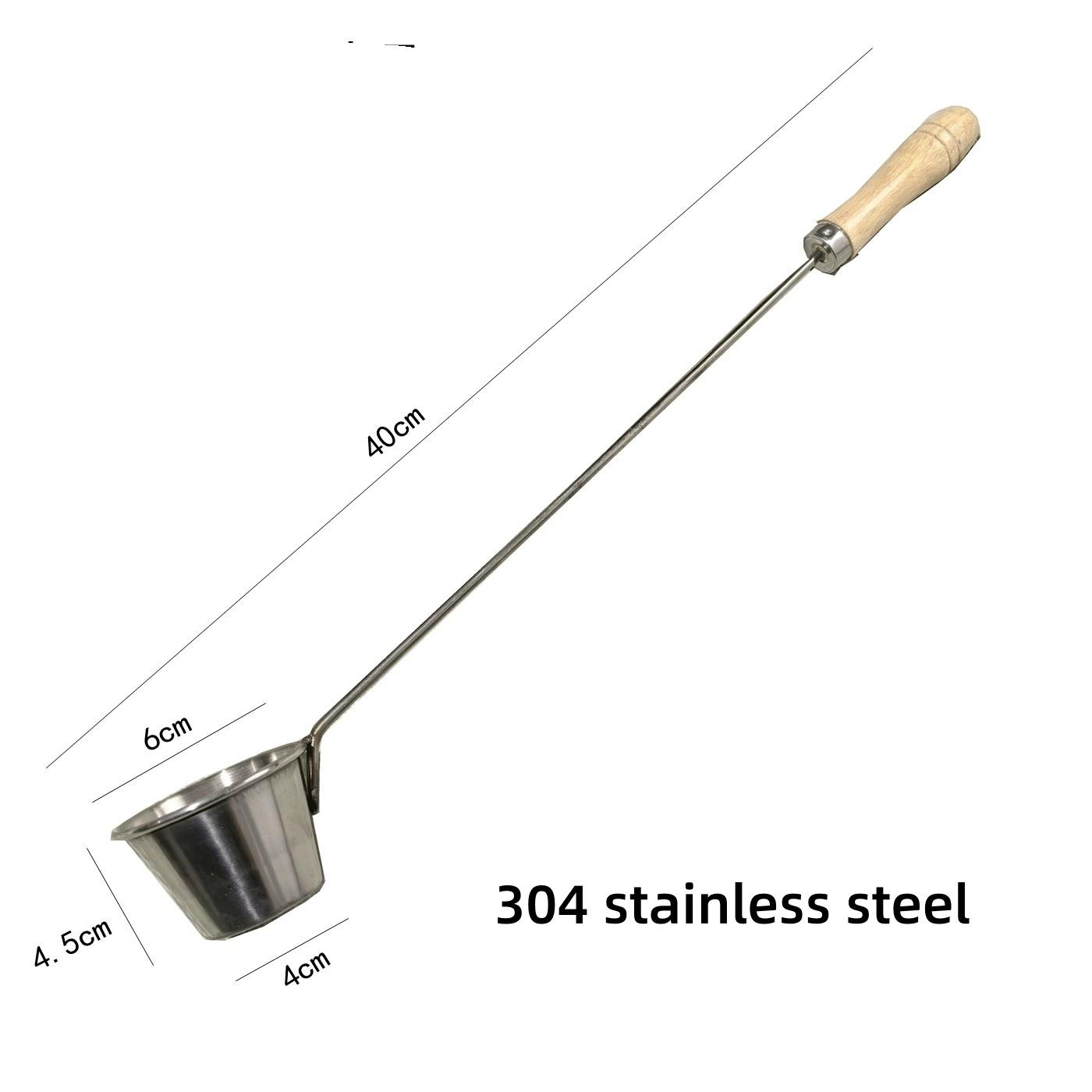 

youduanzi oil frying mold traditional handmade oil dumpling mold oil cake radish shred spoon cast iron Non stick Turner Ladle