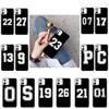 S O C 9 7 Lucky Number And Black Letter Phone Case For iPhone 12 11Pro XS MAX XR 7 8 6 Plus 5 5S SE 12 Mini SE2