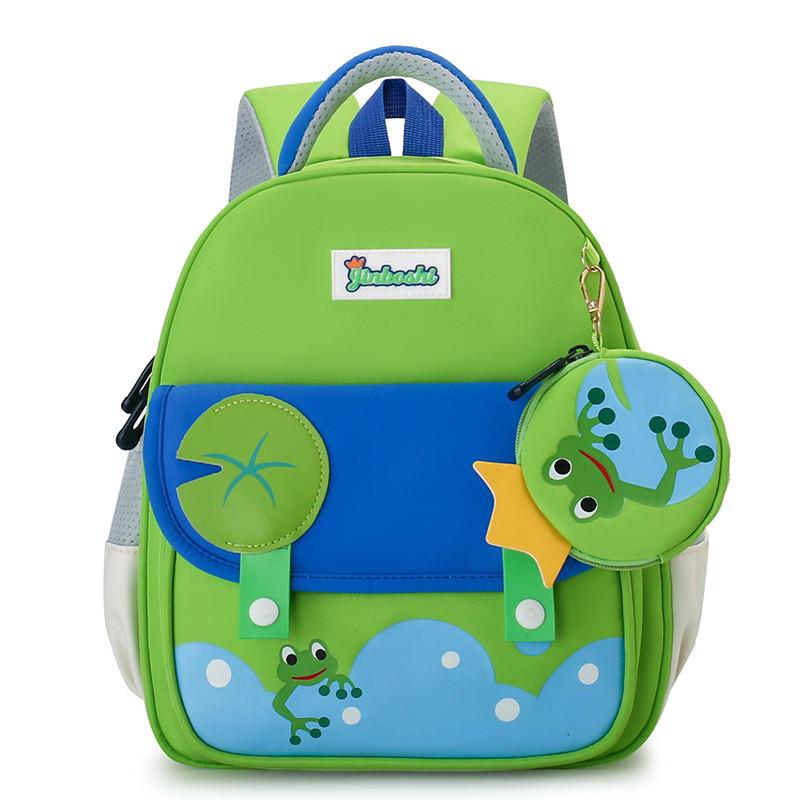 Cute Kindergarten Backpack For Boys And Girls Breathable Double Shoulder Bag