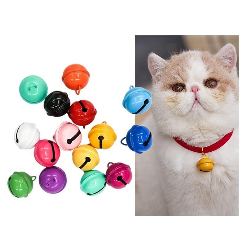 Clochettes Colorées 14/18/22mm Petit Pendentif Accessoires Porte-clés DIY Clochettes Rondes pour Animaux (50 pièces)