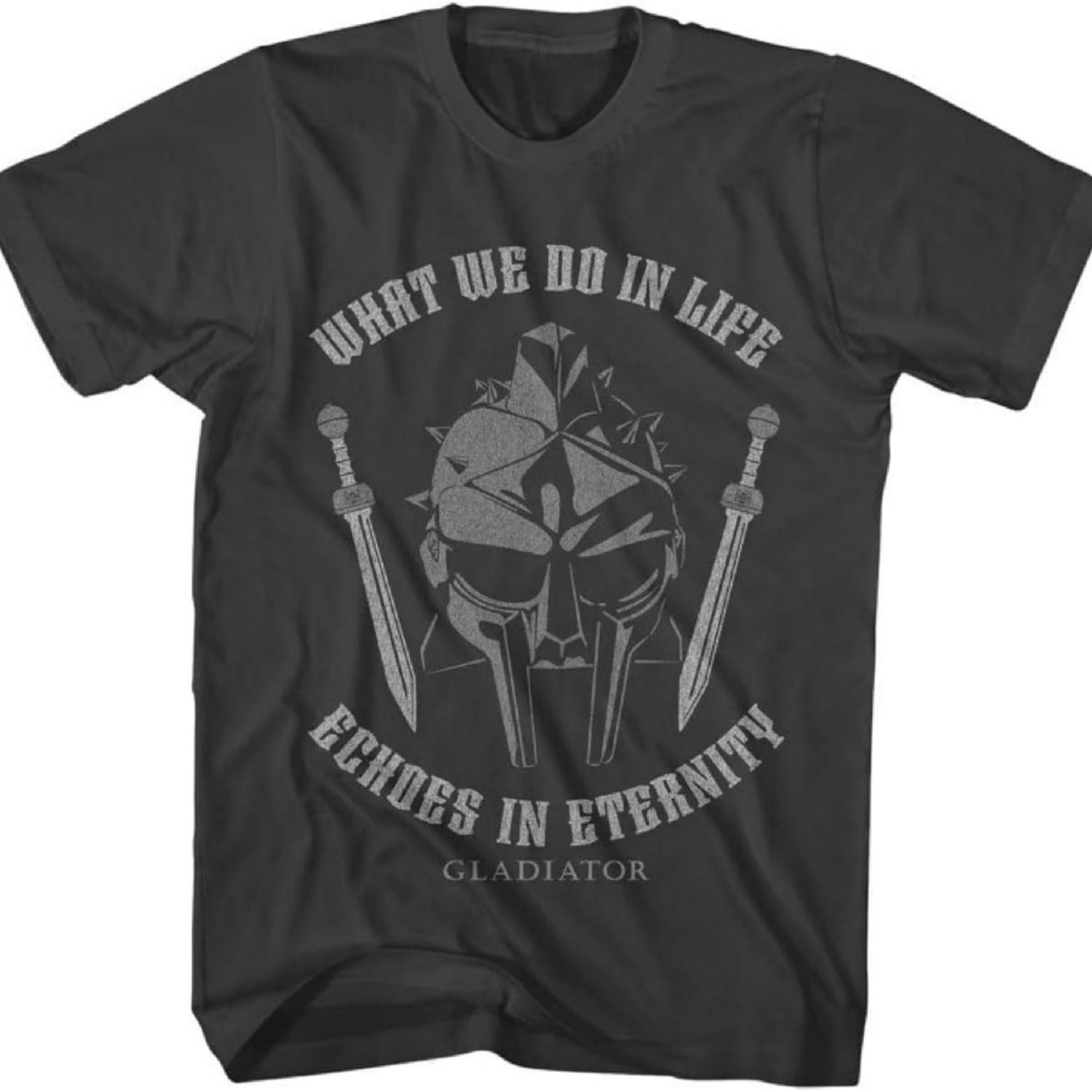 

Gladiator Movie T Shirt What We Do Adult Smoke Short Sleeve Historical Drama Vintage Style Graphic Tees XXXXXL