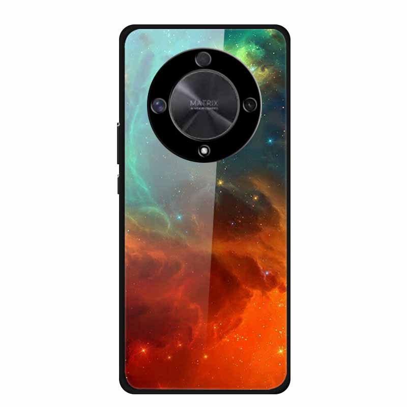 For Honor X9B Case X9A 5G Luxury Tempered Glass Hard Back Cover for Honor X9A 5G Phone Cases Fundas Honor x 9B X9 B 5G X 9A X9 A