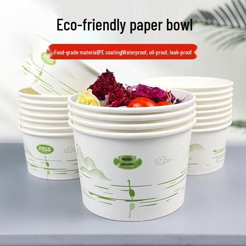 ZISIZ Thickened Disposable Takeout Bowl