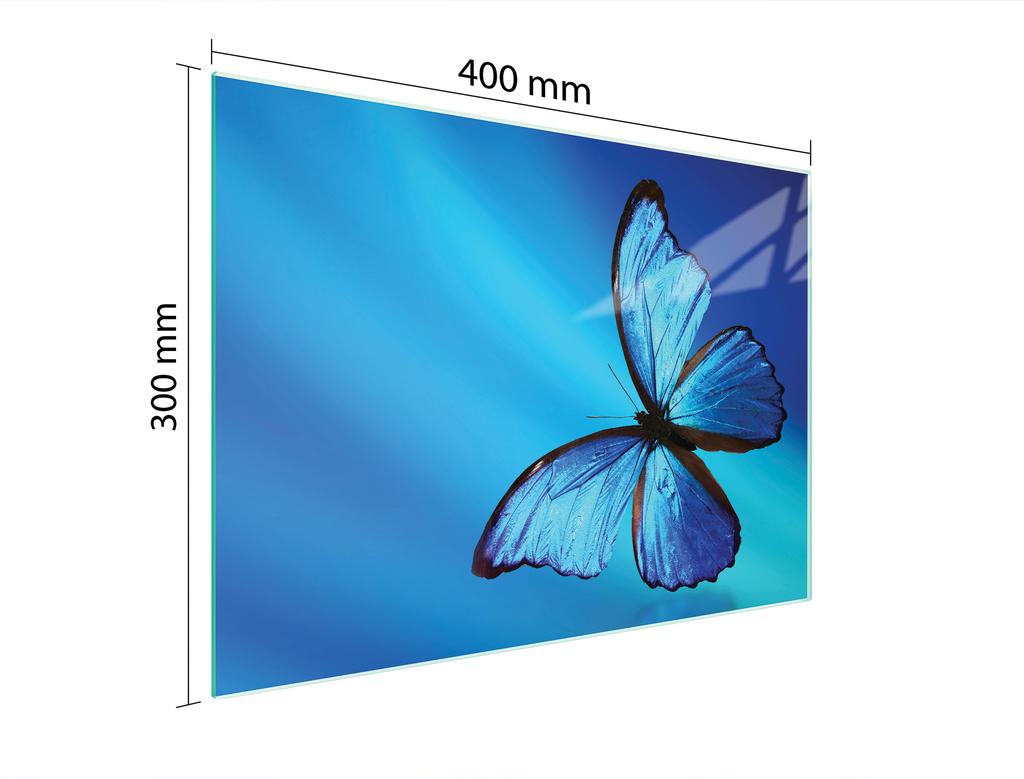 SZKLANA DESKA DO KROJENIA 40x30 MOTYL