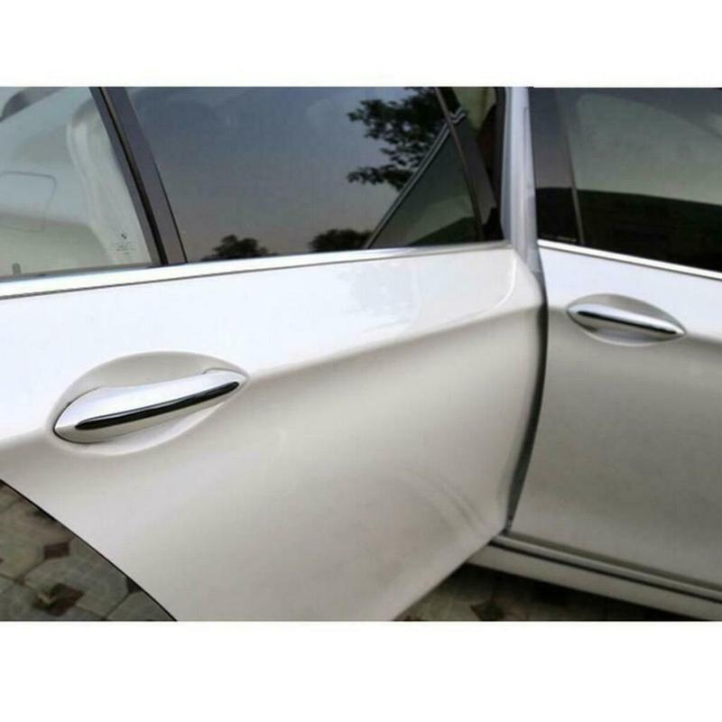 4Pcs/set Black Stainles Steel Stripe Trim Car Door Handle Trim For BMW 5 Series F10 F18 F11 2011-2021 Car Exterior Accessories