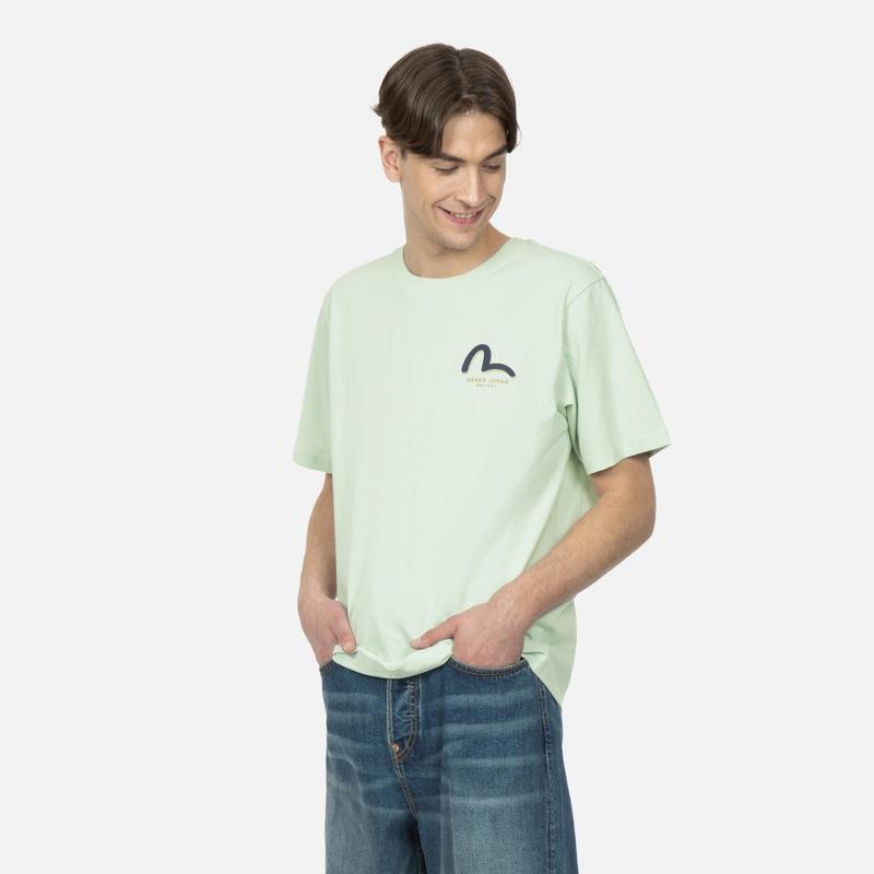 Evisu T-Shirts Men's Crew Neck Moderate Straight Fit 2ESHTM3TS517XXCT