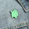 2024 New Mood Conversion Energy Brooch Slide My Social Battery Badge Facial Expression Badge Men Women Pins Brooches on Clothes