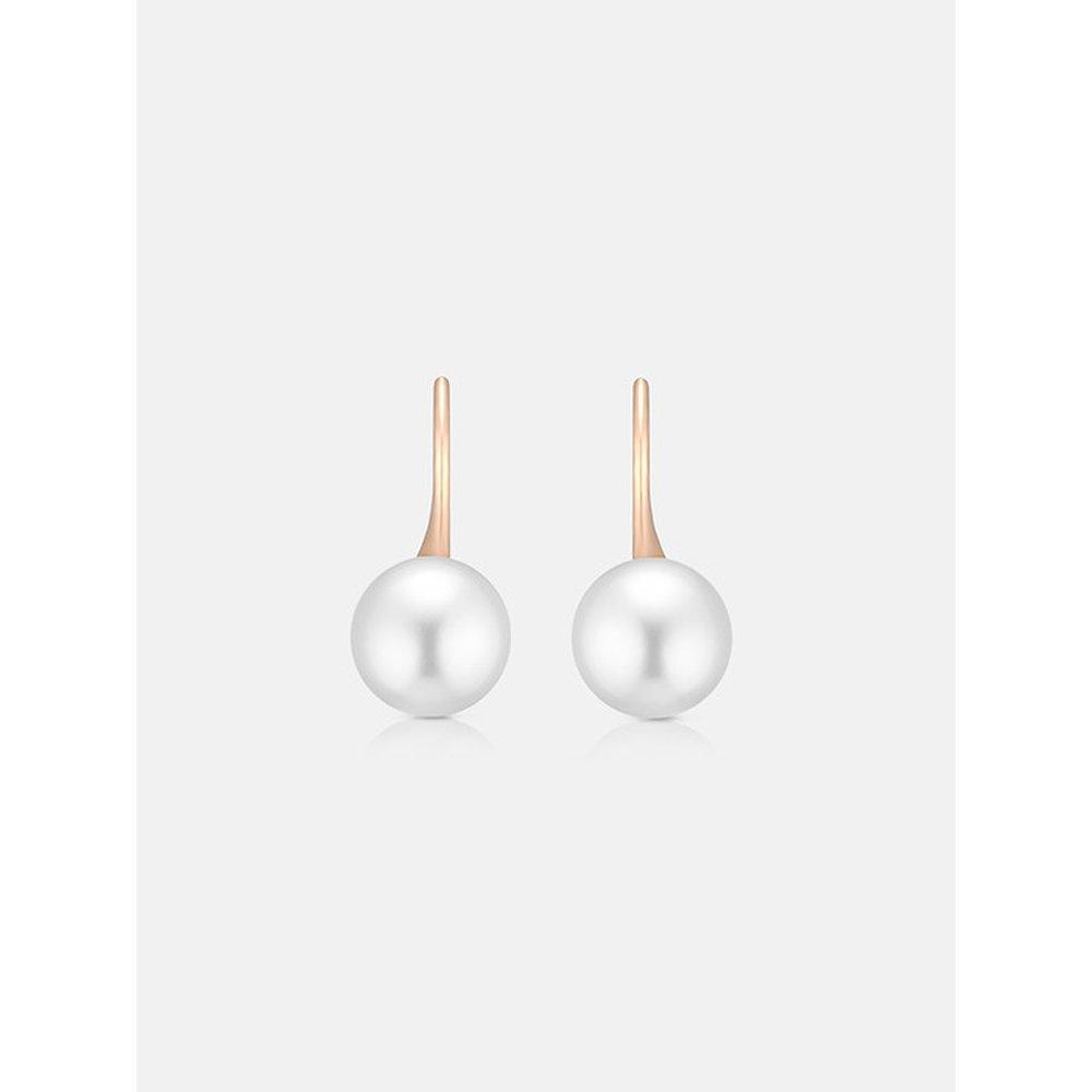 René Perla Sterling Silver Rose Earrings A243Se9014Rph