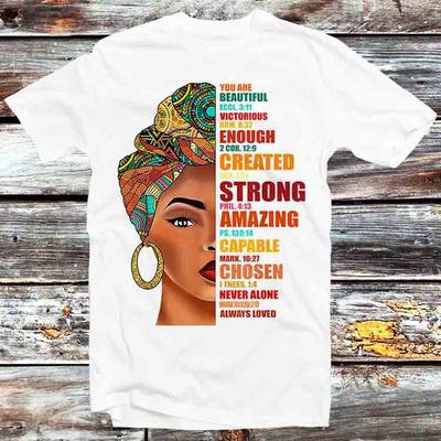 Black Queen You Are Beautiful Never Alone Always Loved T Shirt B1146