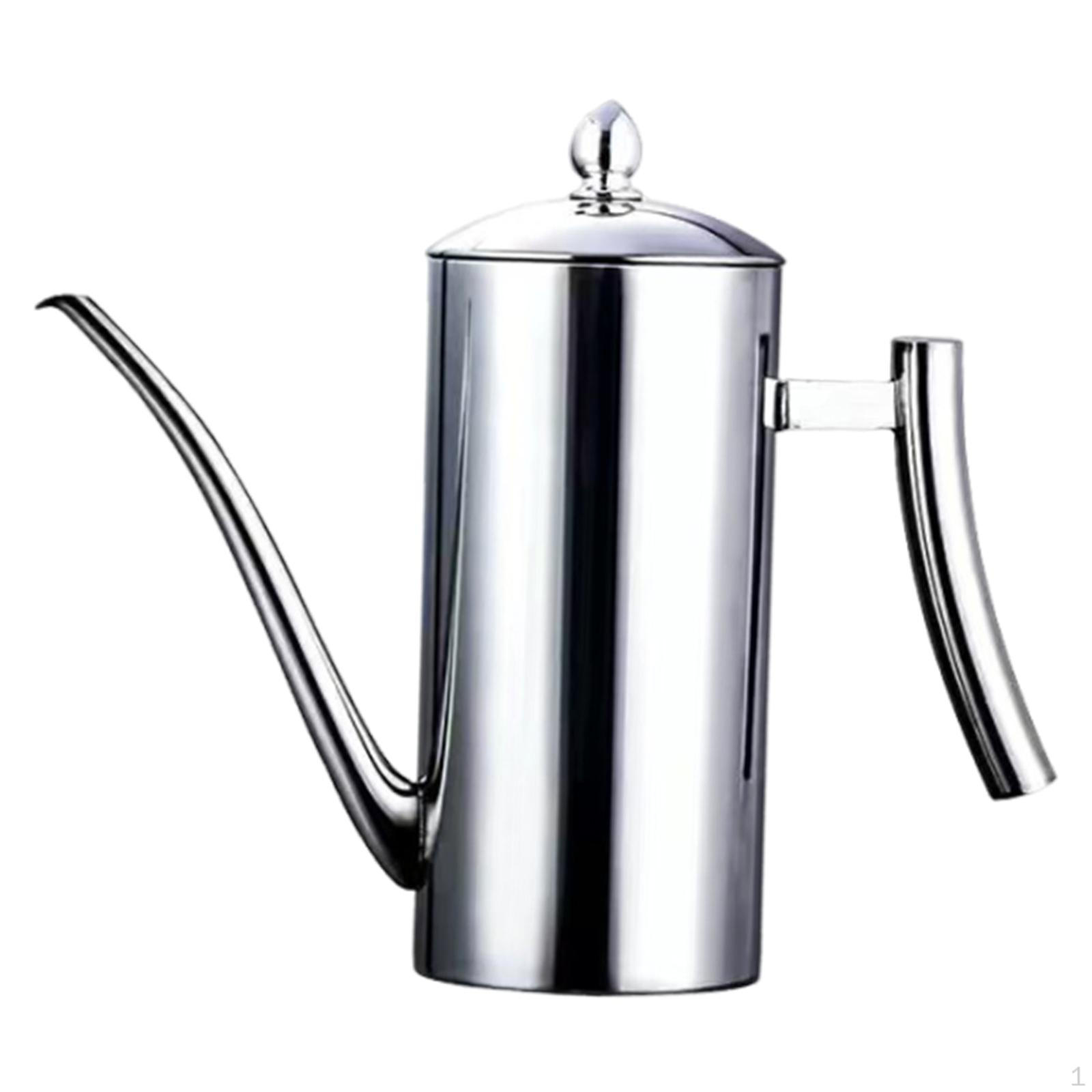 

Кофейник, чайник, прочный многофункциональный кухонный винтажный стальной ресторанный чайник с ручкой 700ml