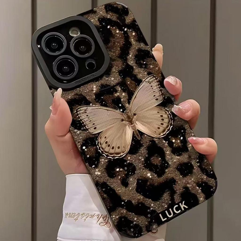 The new European and American butterfly is suitable for iphone17 mobile phone case Apple 15promax/1413pro16 Japan and Korea