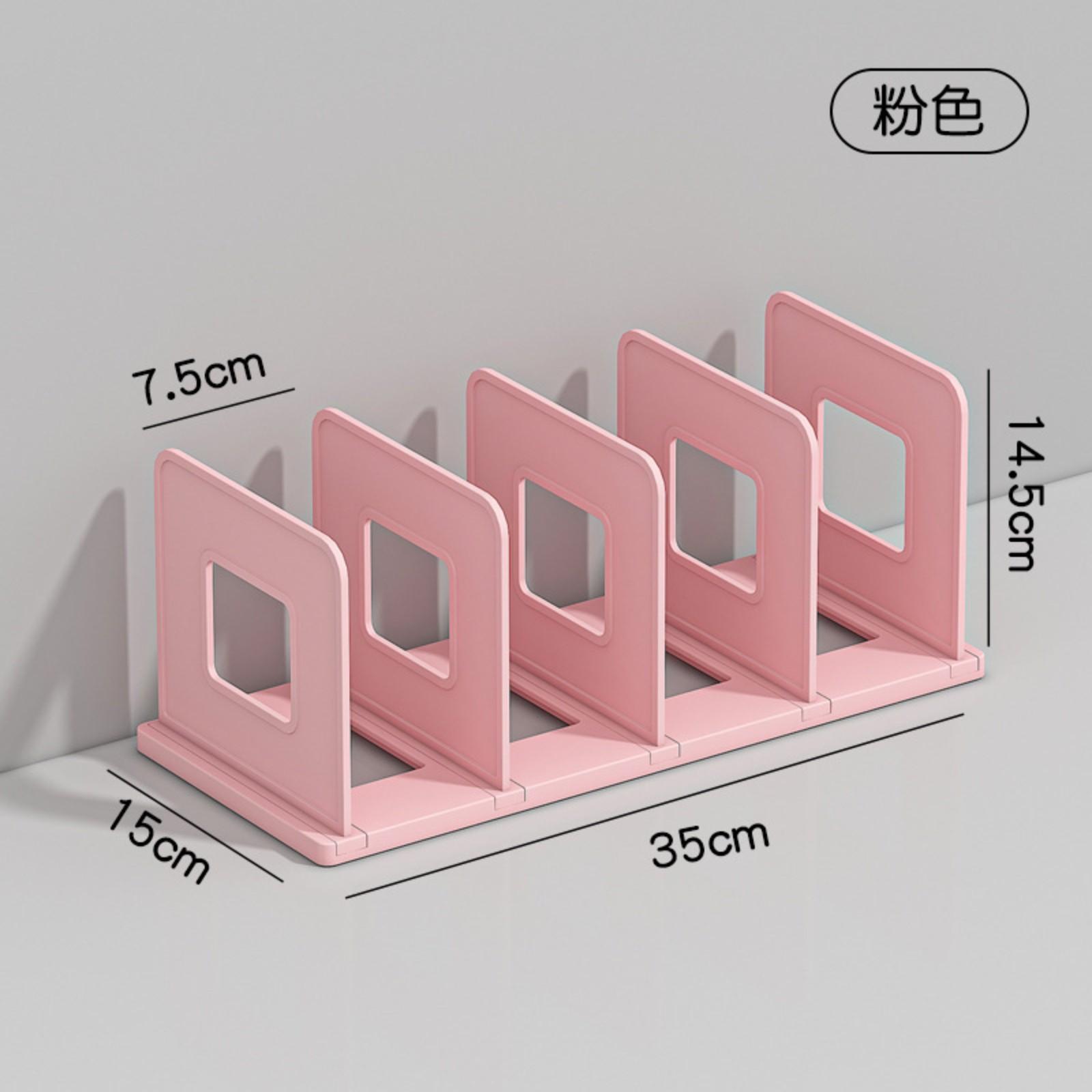 

Складная подставка для книг Настольная книжная полка Разделитель для книг Баффель One Size розовый