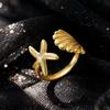 Diamantbesetztes Perlen-Liebes-Halsketten-Ringe-Set Ring Damen Kalter Wind Nische Literarisch Schwanzring