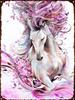 Running Horse Tin Sign Plaque Metal Vintage Wild Animal Shabby Chic Home Decoration Poster Restaurant Plate Iron Paintings Sign