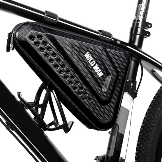 WILD MAN-ES19 Waterproof Hard Shell Front Tube Frame Bag for Road Bicycle