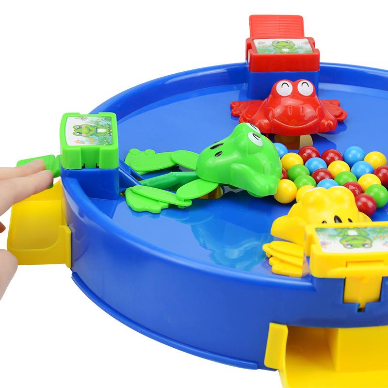 Children'S Little Frog Eats Doudou Ball Fun Toys, Frog Beads Parent-Child Interactive Multiplayer Table Games