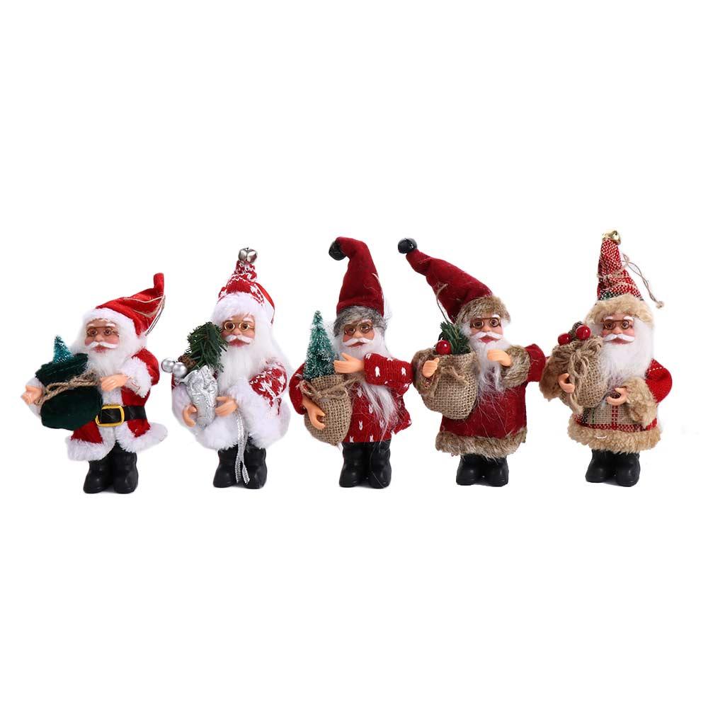 Tischdeko Kindergeschenk Figur Weihnachtsmann Puppe Weihnachtsdekorationen Hängeanhänger Weihnachtsmann Figur
