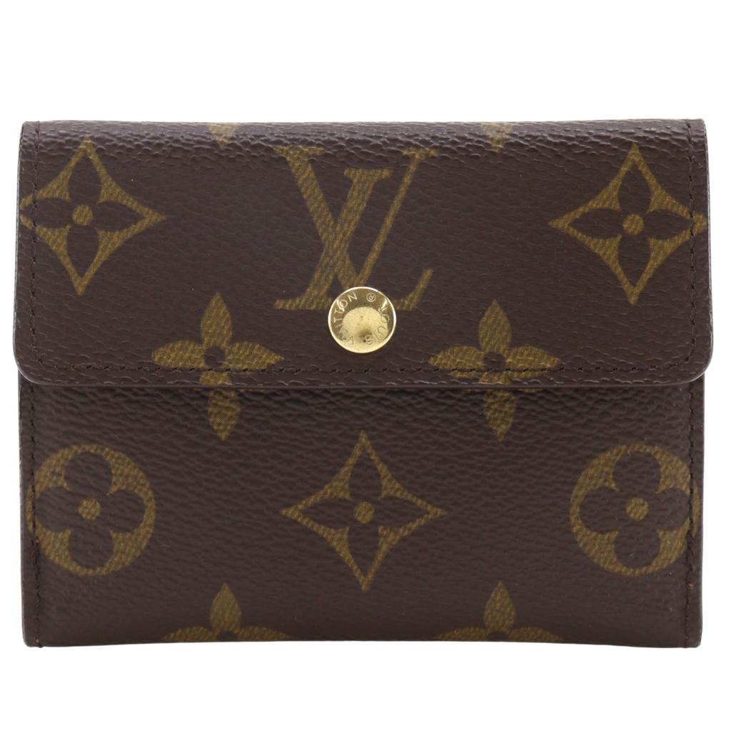 LOUIS VUITTON Ludlow Coin Purse M61927 Brown Monogram canvas unisex Used