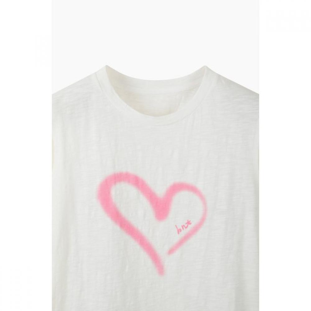 Benetton HearT Sleeveless T shirT baTsf6631