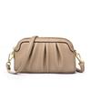 Small Square-shaped Lady's Lightweight Single-shoulder Pleated Mini Change Purse Mobile Phone Bag Shoulder Bag