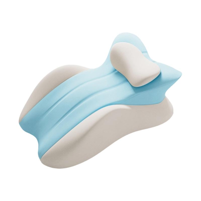 Ergonomic Memory Foam Pillow for Side Sleepers Reading Bed with Removable Cover