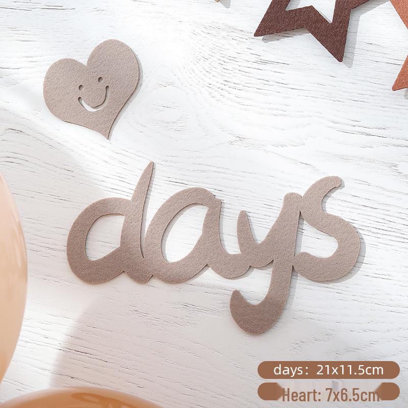 Minimalist Baby Photo Props for Milestones: Newborn, 100 Days, and First Birthday