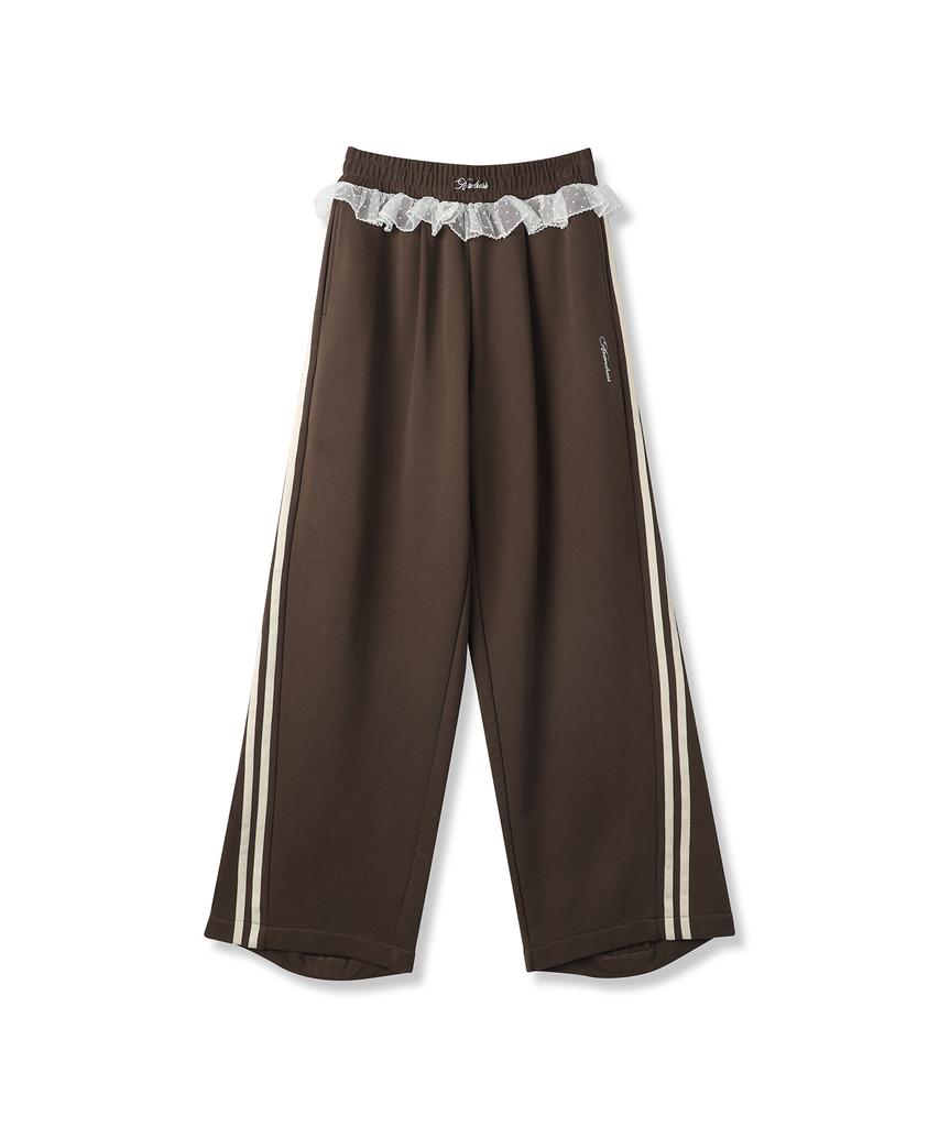 AVANDRESS Lace Pop Wide Pants_4Colors