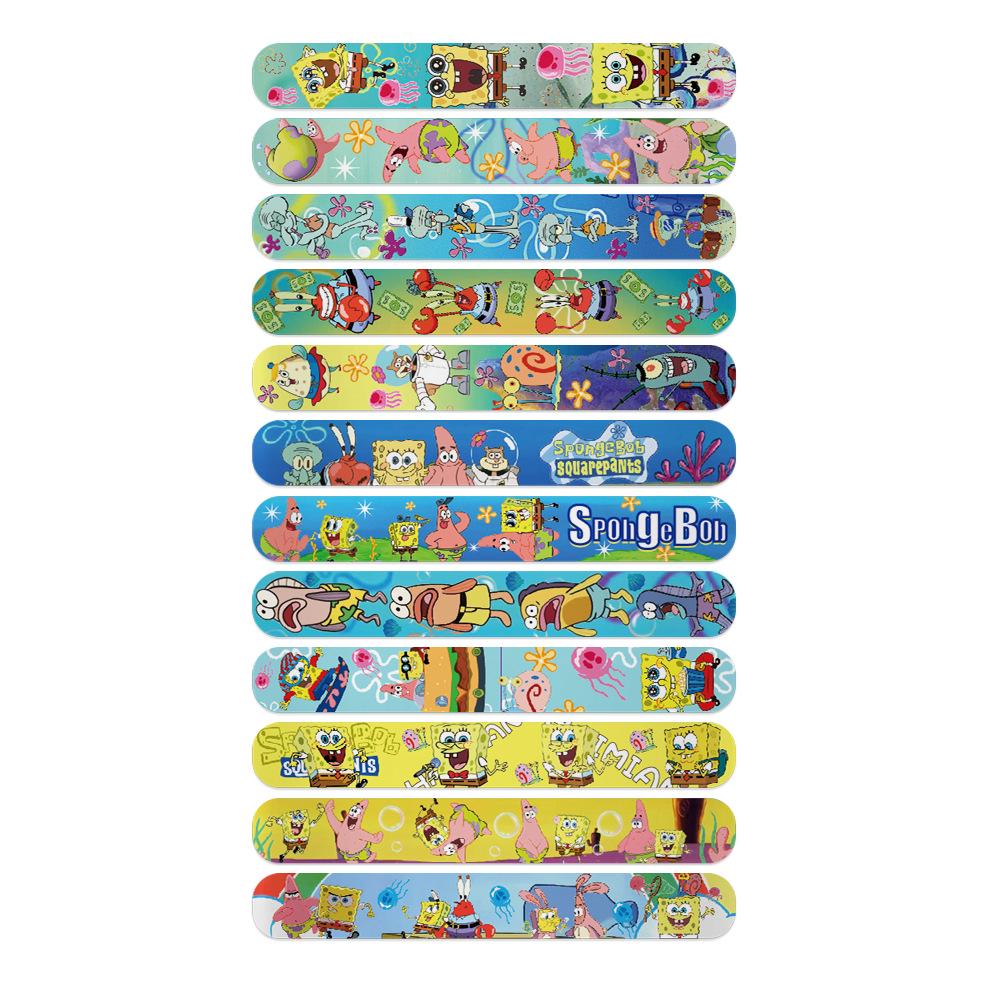 SpongeBob & Patrick Star Cartoon Slap Bracelet Party Pack