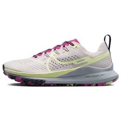 React Pegasus Trail 4 Violeta Platino Verde Luminoso W - DJ6159-002
