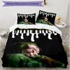 3pcs Duvet Cover Set (1*Duvet Cover + 2*Pillowcase, Without Core), Billie Eilish Print Soft All‑Season Bedding Set, Home Bedroom Decor Gift