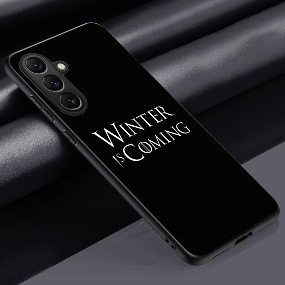

G-game of T-thrones fashion poster logo Phone Case For Samsung Galaxy S26 S25 S24 S23 S22 S21 Plus Ultra Note20 Soft Black Galaxy S22 5G