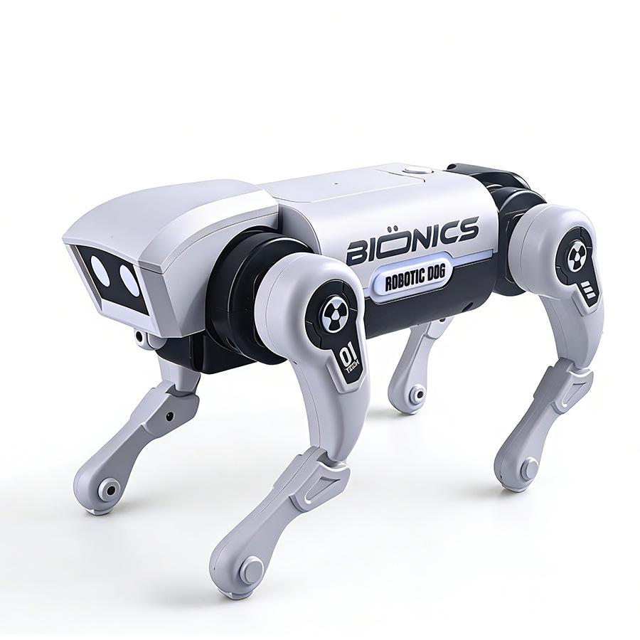 2026 Bionic Smart Robot Dog: Programmable Remote Control Electric Toy with Singing, Dancing, and Stunt Features for Kids