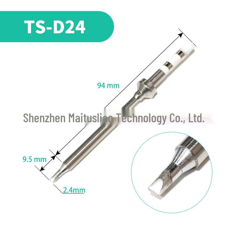 TS100 Eco-Friendly Lead-Free Soldering Iron Tips - Universal Pointed, Knife, and Bevel Shapes
