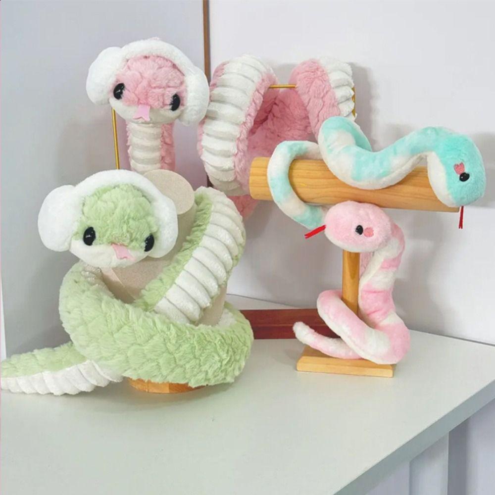Little Snake Year of The Snake Plush Toy Wrap Around Arm Snake Animal Doll Car Decor