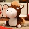Adorable 1825Cm Pony Chinese Style Soft Cartoon Steed Fluffy Cotton Filled Mascot Chinese New Year Gift