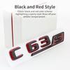 Suitable for Mercedes Benz rear letter sticker C63S GT63S S63LGLE53 SL63S modification W205 W206 C190 X290 W167 black red versi WD1