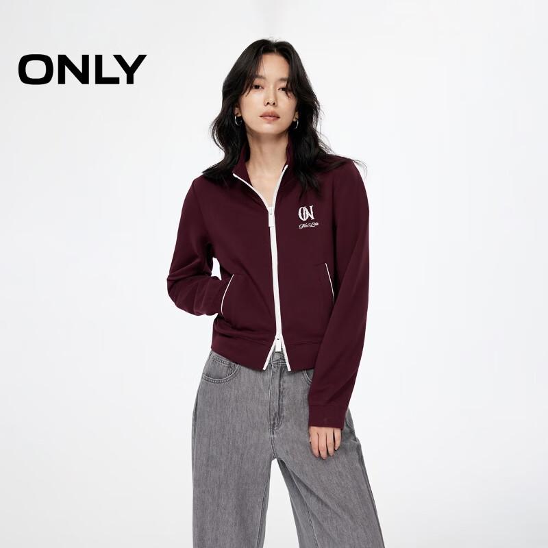 

ONLY Women s 2025 Fall Color-Block Letter Raglan Sweatshirt L