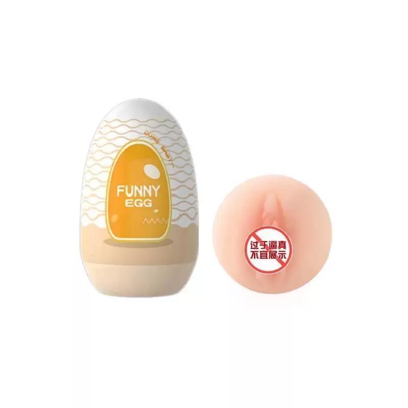 Masturbator Egg Mini Cups Portable Stimulator Penis Massager Soft Rubber Adult Sex Toys for Men Realistic Vagina Pocket Pussy