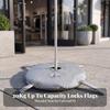Feather Flag Base Weight Bag | Built-in Carry Handle Recess, Water with Pole